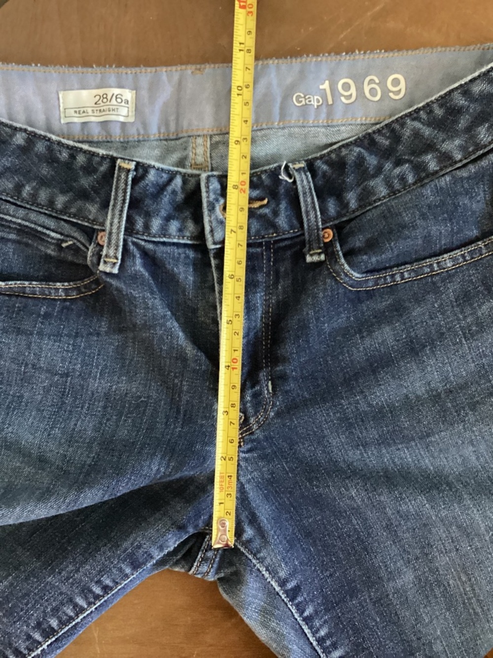 Gap 1969 28/6a jeans. Real straight - Picture 7 of 7